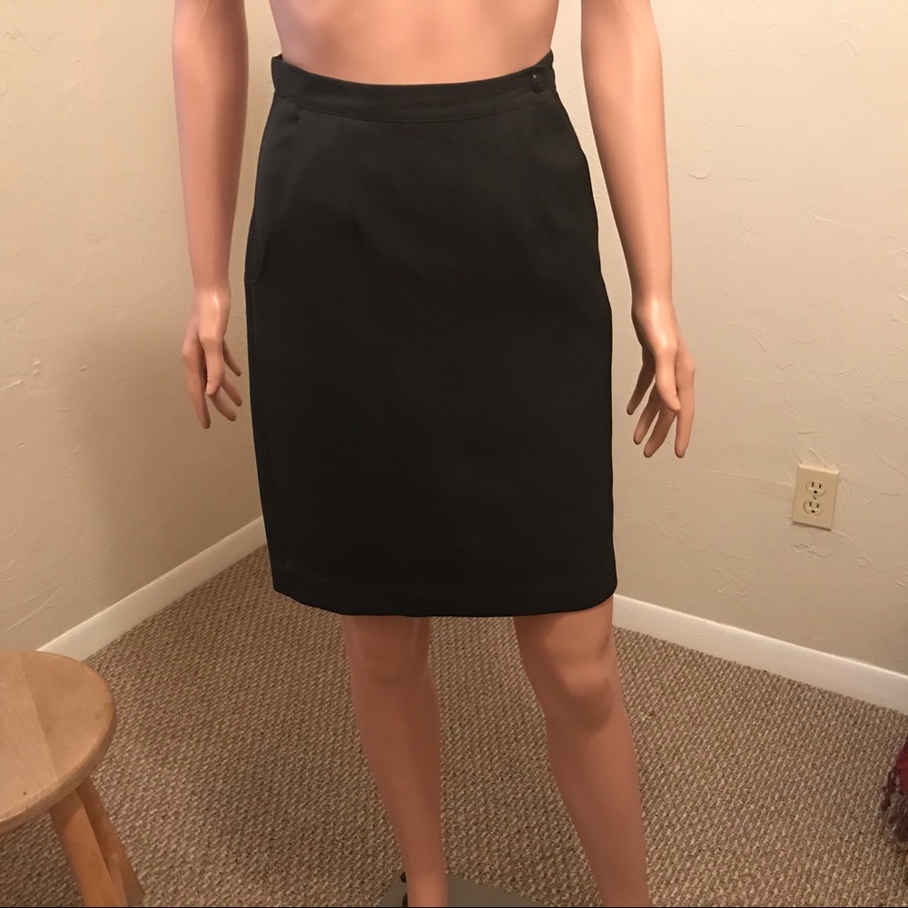 Mindy Malone Black Pencil Skirt